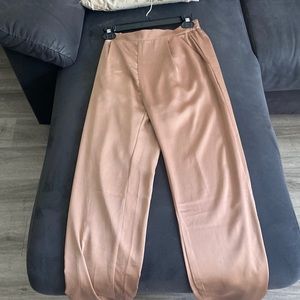 Satin trousers